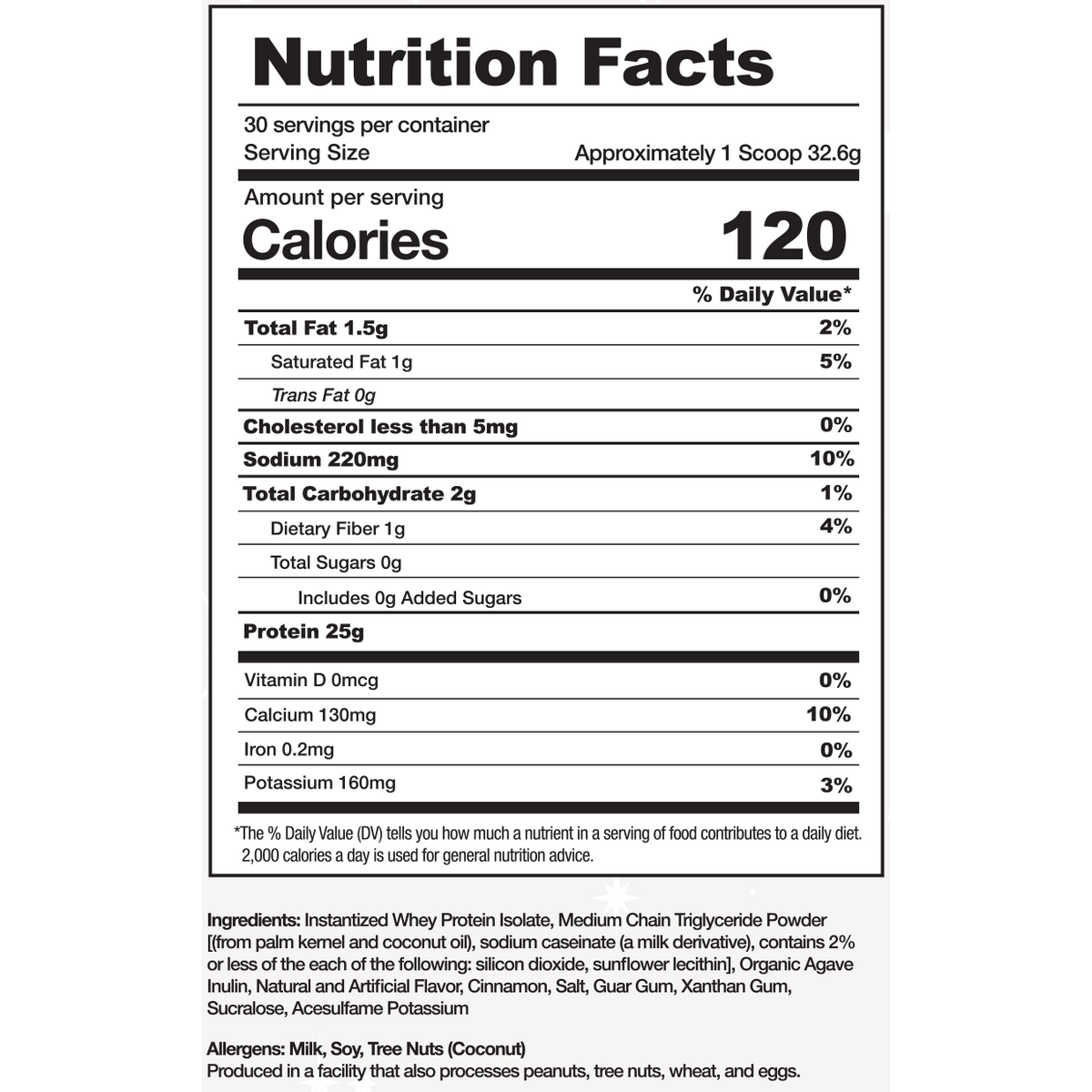 Cinna Crunch - Whey Isolate Protein